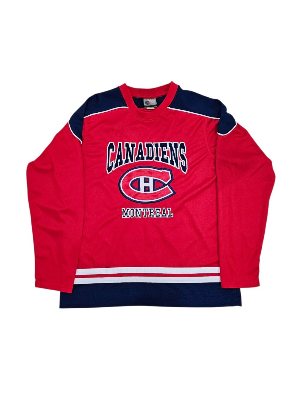 Montreal Canadiens Youth XL 18 NHL Long Sleeve Jersey Shirt Red